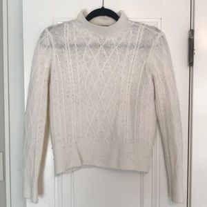 Brandy Melville Mock Neck Crop Sweater